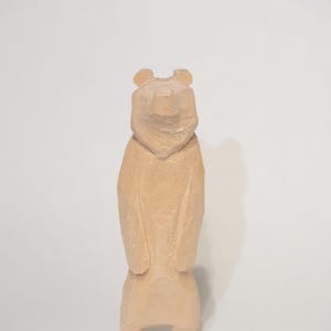Whittled Bear - Etsy