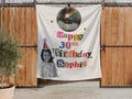 Birthday Photo Banner, Customizable Party Decor, Personalized Birthday Decorations, Fun Disco Ball Event Banners for Any Age