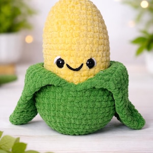 Gehäkelte Mais Plüsch | Amigurumi Mais Plüschi | Spielzeug |  Geschenk für Kinder Kinderzimmer Dekor