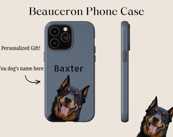 Capa para celular Beauceron | Presente personalizado para amantes de Berger de Beauce