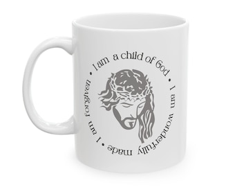 Taza de café "Hijo de Dios": un regalo cristiano inspirador