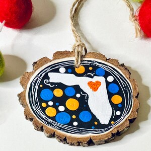 Florida Ornament no glitter