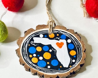 Florida Ornament no glitter