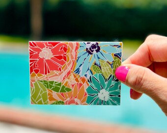 Mosaic Flower Sticker