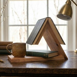 DIY Wooden Book Holder Plans PDF | Beginner Woodworking Tutorial | Book Stand Step-by-Step Guide