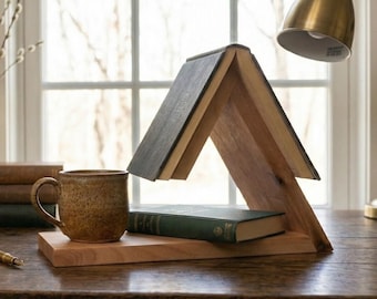DIY Wooden Book Holder Plans PDF | Beginner Woodworking Tutorial | Book Stand Step-by-Step Guide