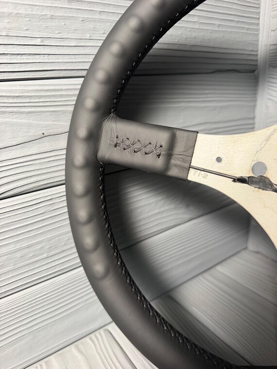 Italvolanti Ati 2 Porsche Ruf Logo New Leather Steering Wheel, KBA
