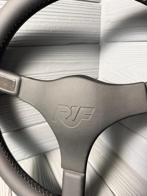 Italvolanti Ati 2 Porsche Ruf Logo New Leather Steering Wheel, KBA