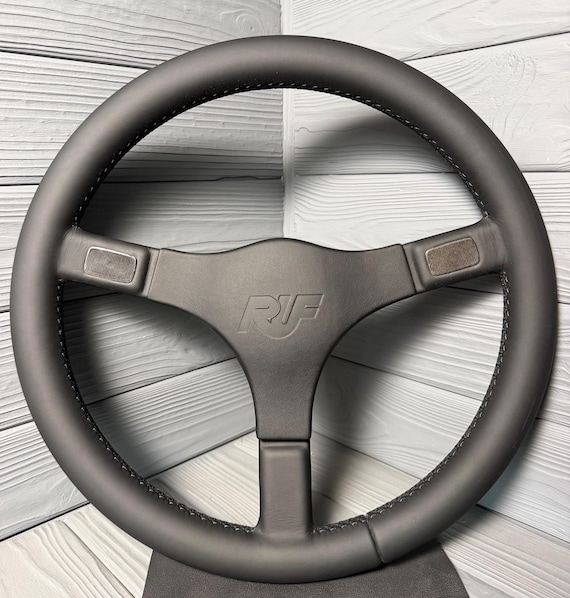 Italvolanti Ati 2 Porsche Ruf Logo New Leather Steering Wheel, KBA