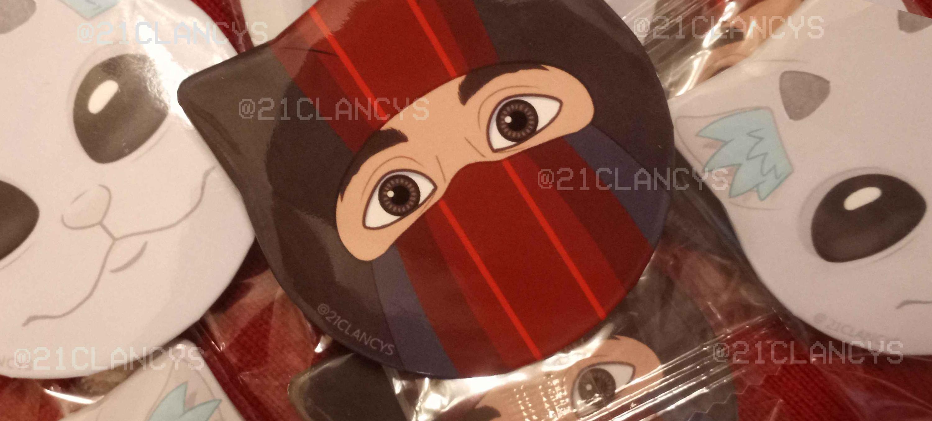 Twenty One Pilots (fan Merch) Button Pins NED | CLANCY | 2.2'' X 2.2 ...