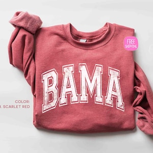 Bama Sweatshirt, Alabama Sweatshirt, Alabama Spieltag Sweatshirt, Alabama State Pride Sweatshirt, Alabama Reisegeschenk Sweatshirt, Bama Sweat