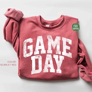 Spieltag Sweatshirt, Schul Spirit Fußballpullover, Fußball Mama Sweatshirt, Vintage Spieltag Sweatshirt, Schulteam Maskottchen Pullover