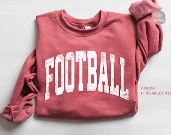Football Sweatshirt, Game Day Sweater, Football Lover Sweatshirt, Foot ball Crewneck, Football Fan Gift