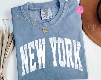 New Comfort Colors New York Shirt, New Yorker T-Shirt, New York Travel Destination Gift, New York Souvenir Shirt, Buffalo Football Shirt
