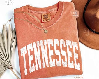 Comfort Colors Tennessee Shirt, Tennessee Game Day Shirt, Tennessee Mascot Team Vintage Shirt, Tennessee Travel Gift Shirt, State Pride Tee
