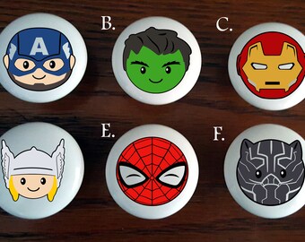 Spider Man Knobs Etsy