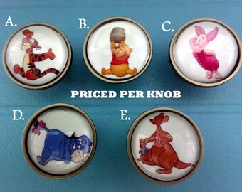 Set Of 8 Red White And Blue Baseball Cabinet Knobs Etsy