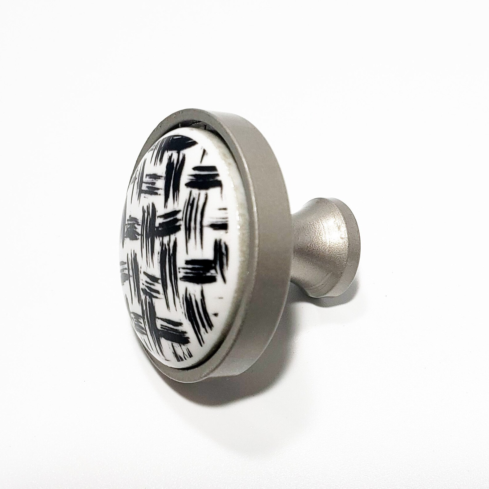 Black and White Dresser Knobs / Custom Knobs & Pulls / Etsy