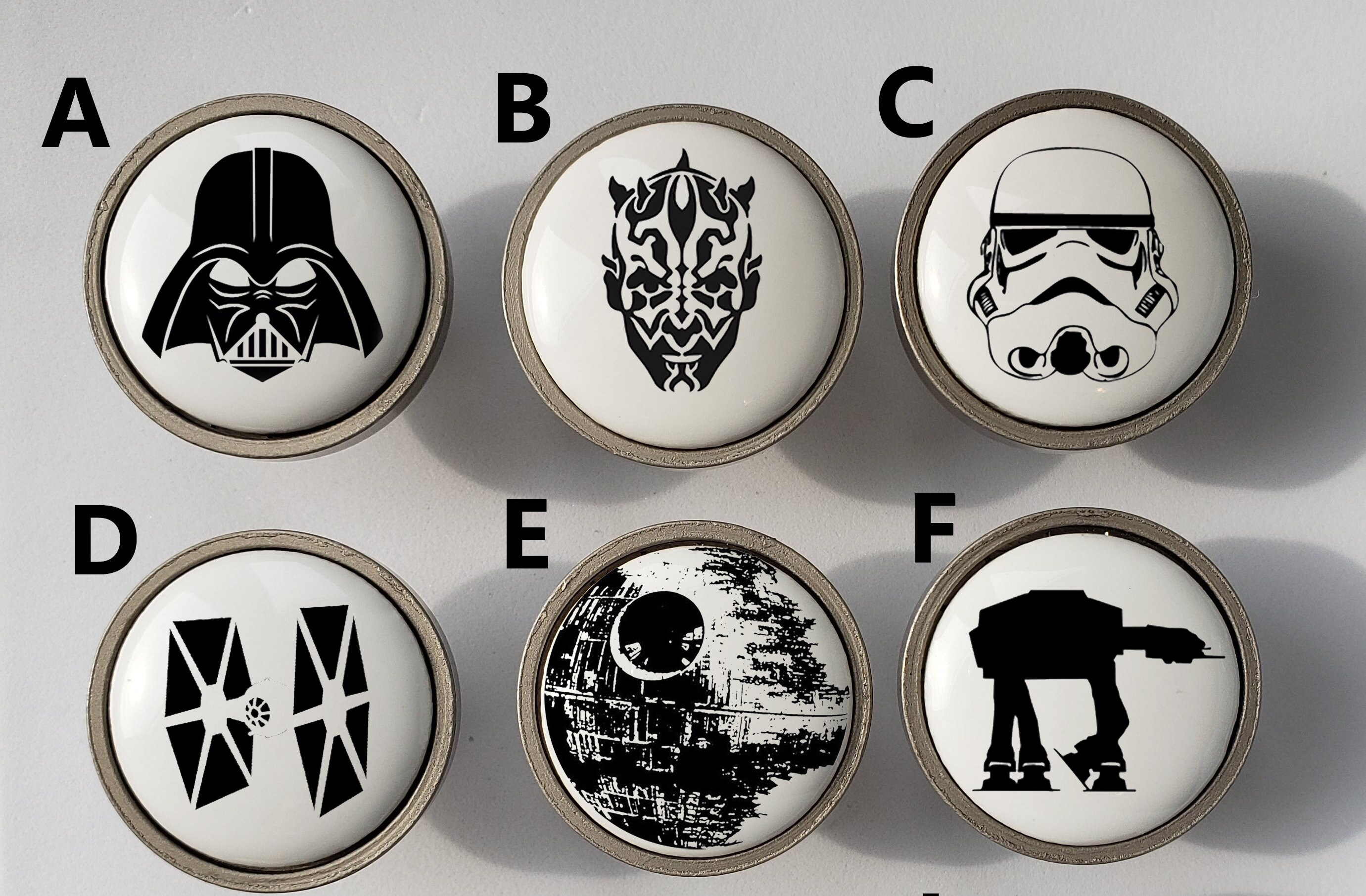 Star Wars Knobs / Bedroom Dresser Knob / Nursery Drawer Knobs Etsy