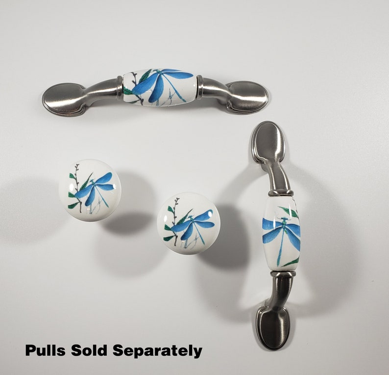 Dragonfly Kitchen Knobs Custom Kitchen Knobs Cute Cabinet Knobs Custom Dragonflies Cabinet Pulls Kitchen Dragonfly Buttons