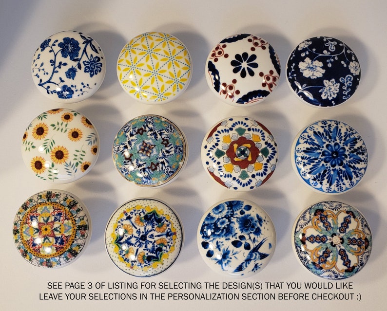 Anthropologie Inspired Dresser Knobs / Custom Ceramic Etsy