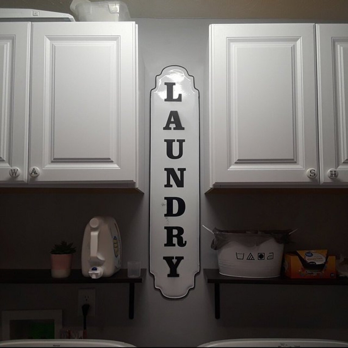 Custom Laundry Knobs / Custom Laundry Doors / Bathroom Etsy