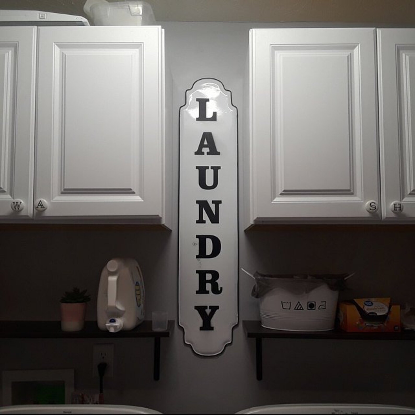 Custom Laundry Knobs / Custom Laundry Doors / Bathroom Etsy