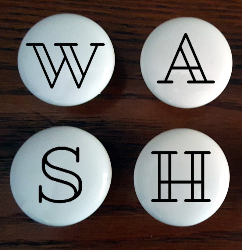 Ceramic Laundry Knobs / Custom Laundry Doors / Custom Etsy