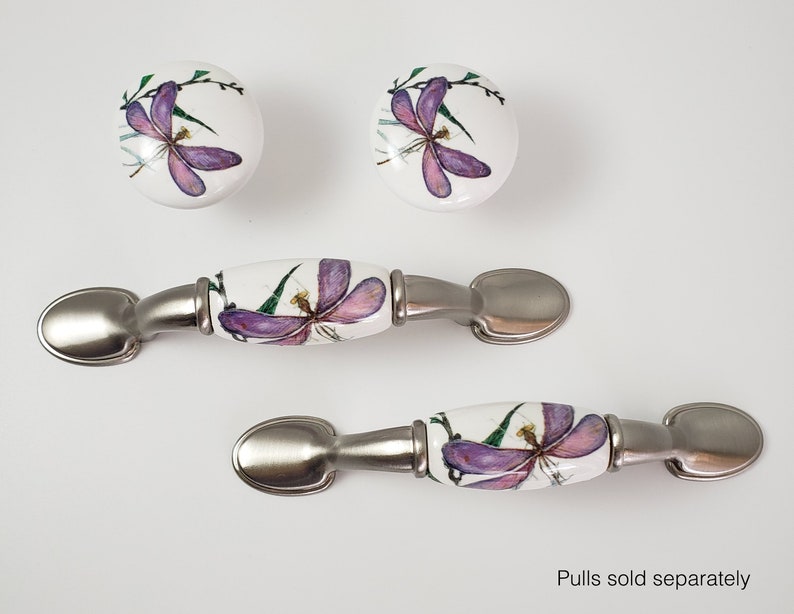 Dragonfly Kitchen Knobs Custom Kitchen Knobs Cute Cabinet Knobs Custom Dragonflies Cabinet Pulls Kitchen Dragonfly Buttons