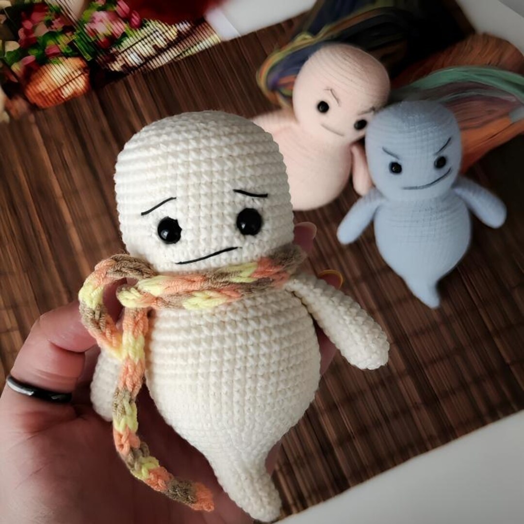 Little Ghost Amigurumi Crochet Pattern – Halloween Plush Toy (PDF ...