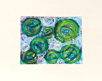 Original - 4,25 x 5,5 - Pintura gouache - Artby PearlsGrace