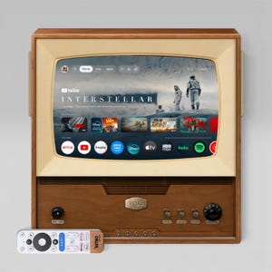 OLED Retro Mini TV 13" Dolby Digital Center Speaker