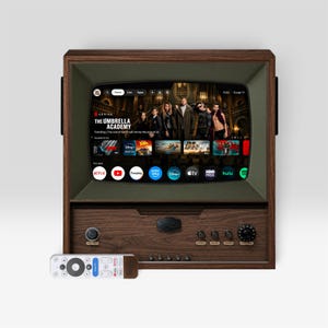 OLED Retro Mini TV 13" Dolby Digital Center Speaker
