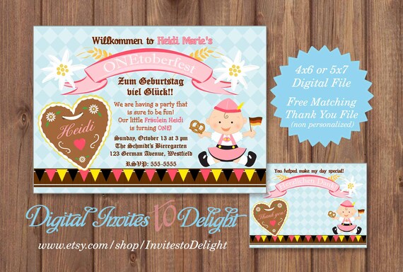 Spersonalizowane Niemiecki Oktoberfest 1 Cia Pierwsze Urodziny Etsy