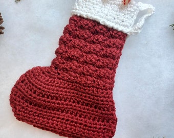 Holiday Gleam Gift Stocking Crochet Pattern | Christmas Stocking | PDF Instant Digital Download