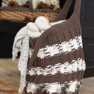 Crochet Pattern ~ Smores Tote Pattern PDF Instant Digital Download