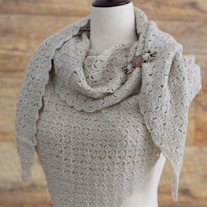 Crochet Shawl Pattern | *PDF Instant Digital Download* | Easy Crochet Light Shawl | Crochet Shawl Pattern for Women | Crochet | Wrap