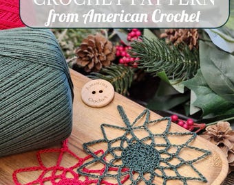 Winter Glow Snowflake Ornament Pattern | PDF Digital Download | Handmade Holiday Bauble | Crochet Christmas Ornament Pattern | Holiday Decor