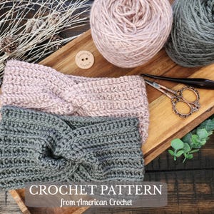 Ear Warmer Crochet Pattern | PDF Digital Download | Snow Bound Earwarmer| Crochet Headband Pattern | Easy Crochet Headband