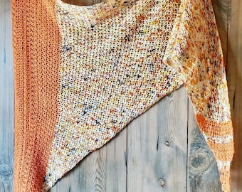 Crochet Shawl Pattern | *PDF Instant Digital Download* | Easy Crochet Light Shawl | Crochet Shawl Pattern for Women | Crochet | Wrap | Shawl