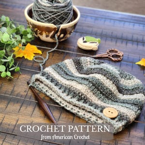 Men&#39;s Crochet Beanie Pattern | PDF Digital Download | Basic Crochet Beanie, Crochet Hat pattern, Simple Winter Hat Pattern for Boys and Men