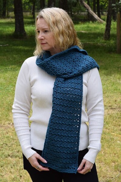 Lacy Scarf Crochet Pattern | PDF Instant Digital Download | Women's ...