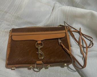 Rebecca Minkoff Brown Leather/Cow fur Crossbody bag