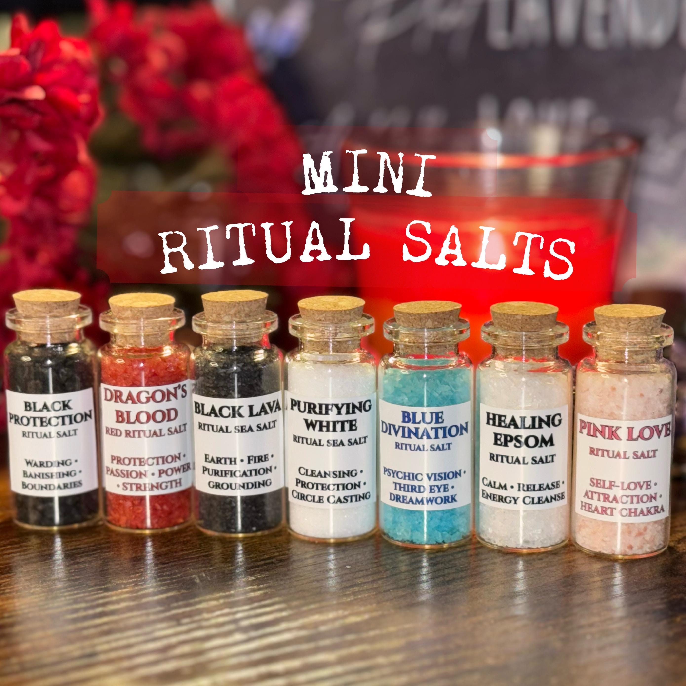 Mini Witch Ritual Salt Bottles • Create Your Magickal Intention Kit ...