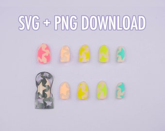 Download Free Chevron Nail Art Guide Stickers Etsy SVG Cut Files