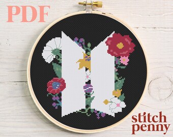 Cross Stitch Bts Etsy