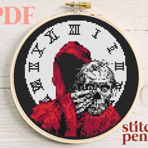 Edgar Allen Poe Masque of the Red Death Cross Stitch Pattern