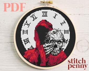 Edgar Allen Poe Masque of the Red Death Cross Stitch Pattern