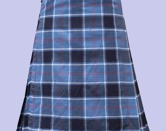 Kilt scozzese tradizionale in tartan della Marina degli Stati Uniti