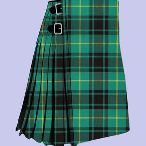 Scottish Handmade MacArthur Ancient 8 Yard Tartan Kilt - Clan MacArthur Ancient Kilt for Men